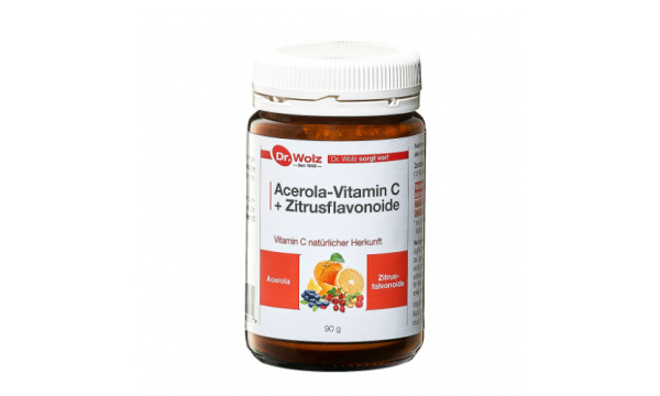 Acerola-Vitamin C + Bioflavonoide (Zitrusflavonoide) Dr. Wolz